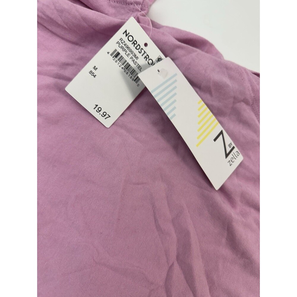 Z by Zella V Neck Purple Pastel T-shirt Size M - Picture 3 of 5
